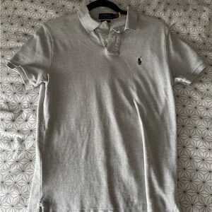 Ralph Lauren Heather Gray Polo Shirt for Men